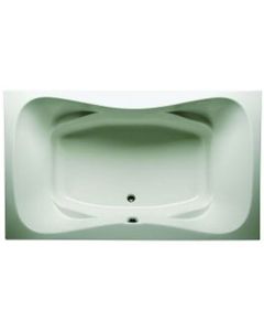 Americh RA7242TA2-WH 7242 Rampart Rectangular Tub Only With Airbath System Ii In White