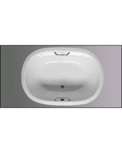 Americh SR6042T-WH 6042 Sol Oval Round Deck Tub Only In White