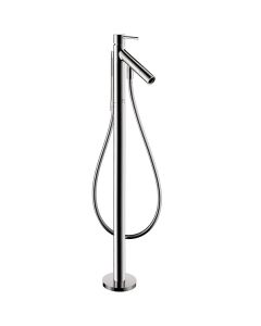 Axor 12456001 Starck Freestanding Tub Filler Trim with 1.75 GPM Handshower in Chrome