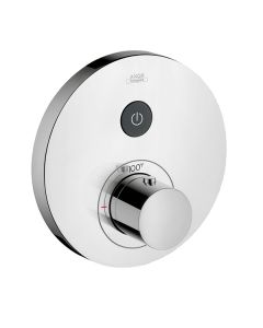 Axor 36722001 ShowerSelect Round Thermostatic 1-Function Trim in Chrome