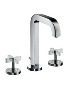 Axor 39133001 Citterio Widespread Faucet with Cross Handles, 1.2 GPM in Chrome
