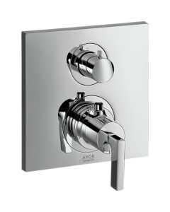 Axor 39720001 Citterio Thermostatic Trim with Volume Control and Diverter in Chrome