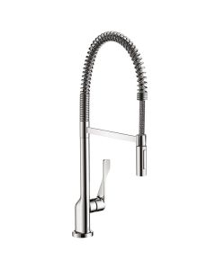 Axor 39840001 Citterio 2-Spray Semi-Pro Kitchen Faucet, 1.75 GPM in Polished Chrome
