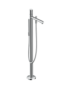 Axor 45416001 Uno Freestanding Tub Filler Trim with Zero Handle with 1.75 GPM Handshower in Chrome