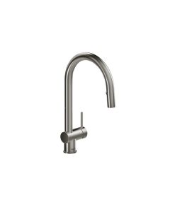 Riobel AZ201SS Azure Pulldown Kitchen Faucet in Stainless Steel