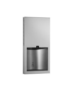 Bobrick B-3725 230V Trimline Series Recessed Automatic Hand Dryer in Satin
