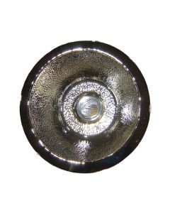 Bates & Bates B0550H.NS Sculptured Metals 12" Diameter Drop In / Undermounted Bar Sink - Hammertone Pattern without Overflow in Nickel Silver