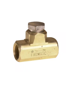 Firomatic 9124-1000 3/8" FNPT Check Brass Valve