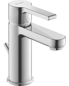 Duravit B21010001U10 B.2 Single Hole Bathroom Faucet with Pop-Up Drain Assembly 1.1 GPM in Polished Chrome