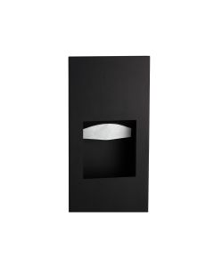 Bobrick 36903.MBLK TrimLineSeries™ 1.6-Gallon Recessed Paper Towel Dispenser and Waste Receptacle in Matte Black