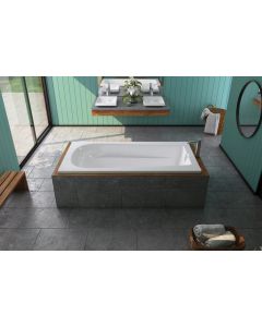 72" Bath Tub Drop-In 72" W X 36" H X 22" D Barrington in White by Americh BAR7236T-WH
