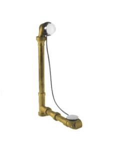 Mountain Plumbing BDR20SBR22/VB Brass Body Cable Operated Bath Waste & Overflow Drain with Patented Flexible Overflow Neck for 22" Tub in Venetian Bronze