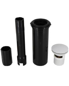 Mountain Plumbing BDWOF-DSTRIM/PVDBB Tub Docking Station - Freestanding Tub Drain Rough-In - Trim Kit with Overflow in PVD Brushed Bronze
