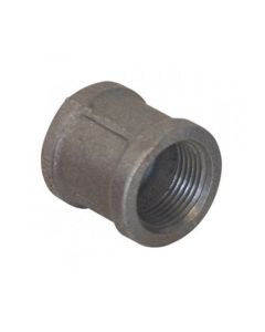 3/8" Black Malleable Coupling Right and Left