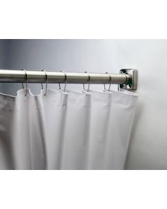 Bobrick 204-1 Shower Curtain Hooks in Bright Polished, Pack of 7 Hooks