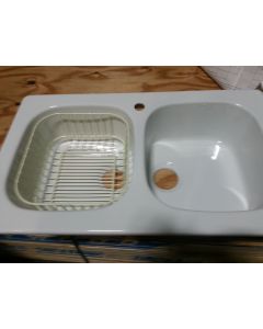 American Standard 7165.018.020 2 Holes Double Bowl Kitchen Sink In Whitespread