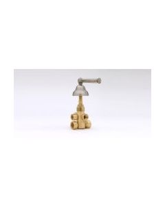 Phylrich D5PV102WTO_015 D5PV102WTO-015 Revere And Savannah 3/4 Inch 5 Port Wall Mount Diverter Trim Only With Lever Handles In Satin Nickel