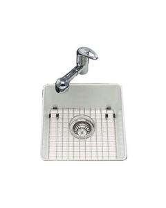 Kindred KGS3U/8SL Single Bowl Granite Undermount Kitchen Sink In Slate