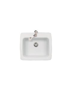 Kindred KGSLA2225/9HA Granite Drop In Single Bowl Self-Rimming Kitchen Sink In Havana