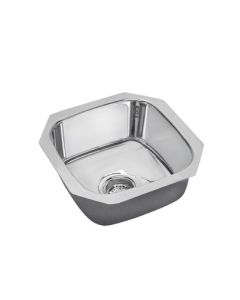 Elkay SCUH1212BM Under Mount Brass Spout Sink Mirror In Brass