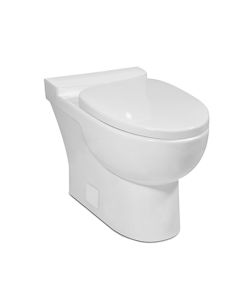 Icera C-3250.01 MALIBU II Elongated Toilet Bowl with Seat in Gloss White (Tank Sold Separately)