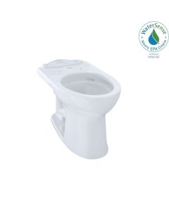 Toto C454CUFGT40#01 Drake II 1G 28.5" Washlet+ Universal Height Elongated Toilet Bowl Only in Cotton White