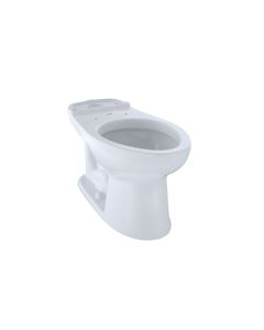 Toto C744EG#01 Eco Drake® 1.28 GPF, 12" Rough-In Elongated Toilet Bowl with Cefiontect in Cotton (Tank and Seat Sold Separately)