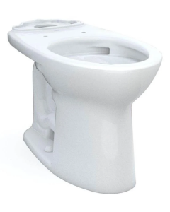 Toto C776CEFG#01 Drake Elongated Universal Height TORNADO FLUSH Toilet Bowl with CEFIONTECT in Cotton White