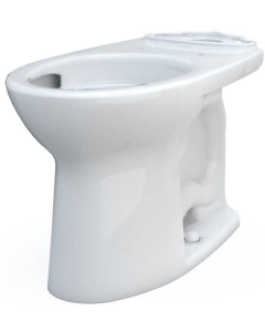 Toto C776CEFG.10#01 Drake Elongated Universal Height TORNADO FLUSH Toilet Bowl with 10" Rough-In and CEFIONTECT in Cotton White