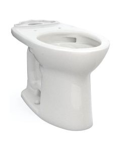 Toto C776CEFG#11 Drake Elongated Universal Height TORNADO FLUSH Toilet Bowl with CEFIONTECT in Colonial White