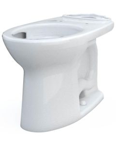 Toto C776CEFGT40.10#01 Drake Elongated Universal Height TORNADO FLUSH Toilet Bowl with 10" Rough-In and CEFIONTECT, WASHLET+ Ready in Cotton White