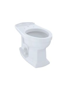 Toto C784EF#01 Eco Clayton Elongated Toilet Bowl in Cotton White