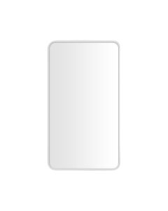 Robern CC2034D4RC84SC Craft 19-1/4" W X 34-1/4" H X 4-3/4" D Round Corner Metal Mirror Cabinet with Slow-Close Hinges in Polished Stainless Steel
