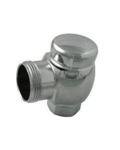 Delany 153-3A-G 1" Angle Control Stop for Ground Joint Connection (Screwdriver Operated with Bumper Seat)