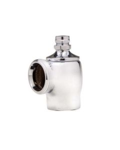Delany 153-3A-J 1" Angle Control Stop for Ground Joint Connection (Screwdriver Operated with Protecting Cap)