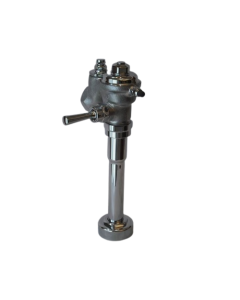 Delany P577-1.6-J-NF PRESTO Valve for Water Closets with Build-In Internal Stop, Ground Joint, 1.25" IPS Back Inlet & 1.25" Straight Flush Connection Less Spud Nut & Flange (1.6 GPF)