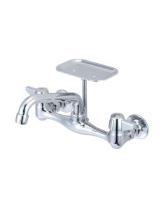 Central Brass 0048-UA 2-Handle Wall Mount Kitchen Faucet