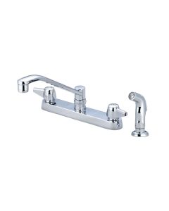 Central Brass 0123-A 2-Handle Cast Brass Kitchen Faucet