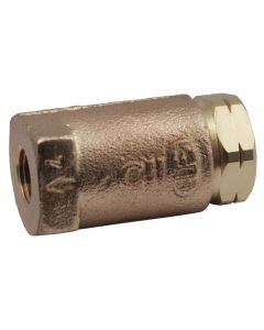 Conbraco 61-107-01 Bronze Spring Check Valve, w/ Ball Cone, 1 1/2" NPT Female
