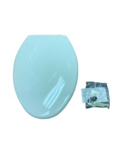 Church 380TL Elongated Plastic Toilet Seat, Closed Front with Cover in White
