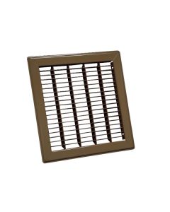 Continental Industries F25B 0810 8" X 10" Bar-Face Floor Grille, Brown, Steel, USA