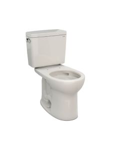 Toto CST775CEFG#12 Drake 14" L X 30 1/8" H X 26 3/8" W Two Piece Toilet with Round Bowl and Universal Height 1.28 GPF in Sedona Beige