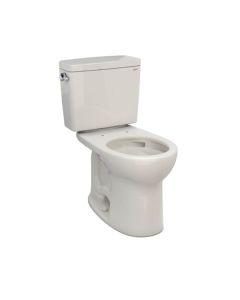 Toto CST775CSFG#12 Drake Two-Piece Round 1.6 GPF Universal Height TORNADO FLUSH Toilet with CEFIONTECT in Sedona Beige