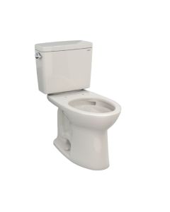 Toto CST776CEFG#12 Drake 14" L X 30 1/8" H X 28 3/8" W,1.28 GPF, Two Piece Toilet with Elongated Bowl and Universal Height in Sedona Beige