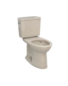 Toto CST776CEG#03 Drake 14" L X 29" H X 28 5/16" W Two Piece Toilet with Elongated Bowl 1.28 GPF in Bone