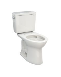 Toto CST776CEG#11 Drake Two-Piece Elongated 1.28 GPF TORNADO FLUSH Toilet with CEFIONTECT in Colonial White