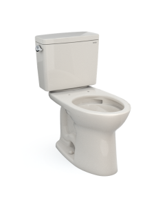 Toto CST776CSG#12 Drake Two-Piece Elongated 1.6 GPF TORNADO FLUSH Toilet with CEFIONTECT in Sedona Beige