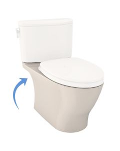 Toto CT442CUFGT40#12 Nexus Elongated Chair Height Toilet Bowl Only in Sedona Beige (Seat and Tank Sold Separately)