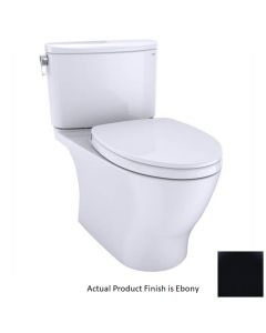 Toto CT442CUFT40#51 Nexus Two-Piece Elongated 1.28 GPF Universal Height Toilet Bowl Only, WASHLET+ Ready in Ebony
