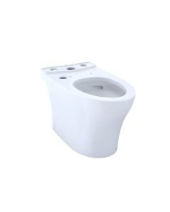 Toto CT446CEFGNT40#01 Aquia IV WASHLET+ Elongated Bowl Only with CeFiONtect in Cotton White